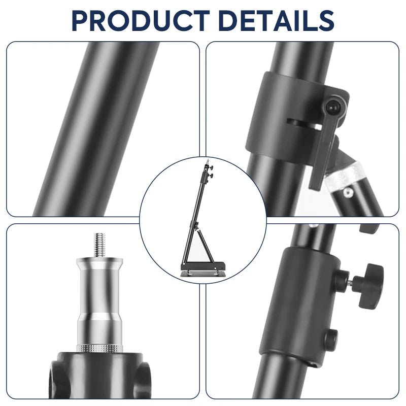 22" LED Ring Light with Wall - Mount Boom Arm - Influence Supply