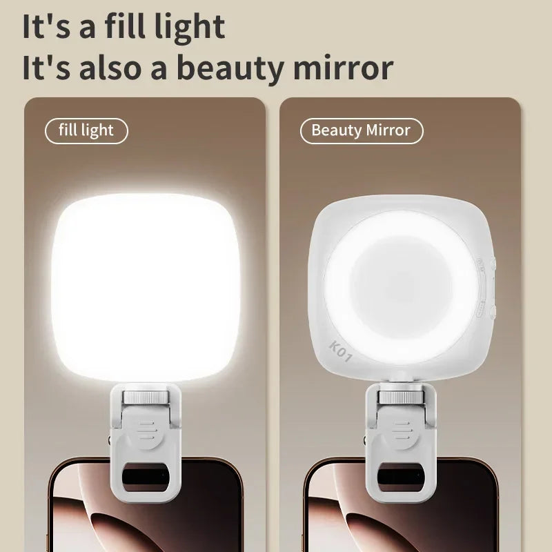 Portable Pocket Selfie Light 2000mAh
