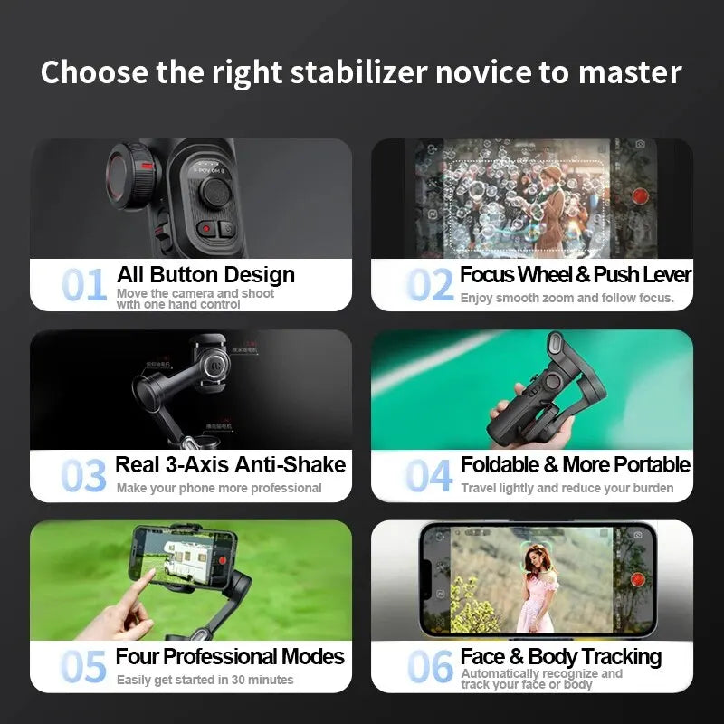 SmartXE 3-Axis Portable Smartphone Gimbal