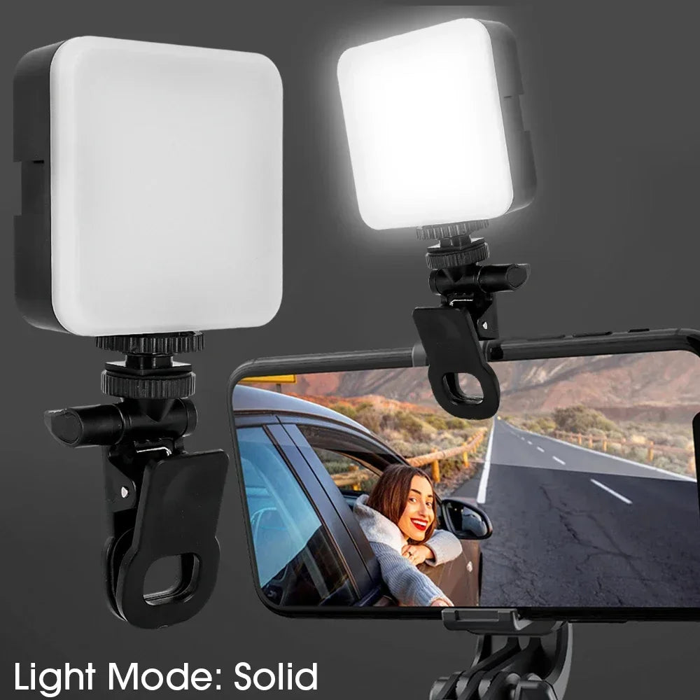 Portable LED Selfie Light Clip