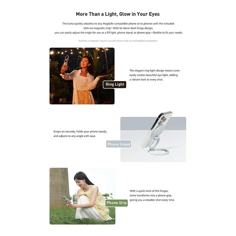 Nanlite Magnetic Phone Holder with Fill Light - Influence Supply