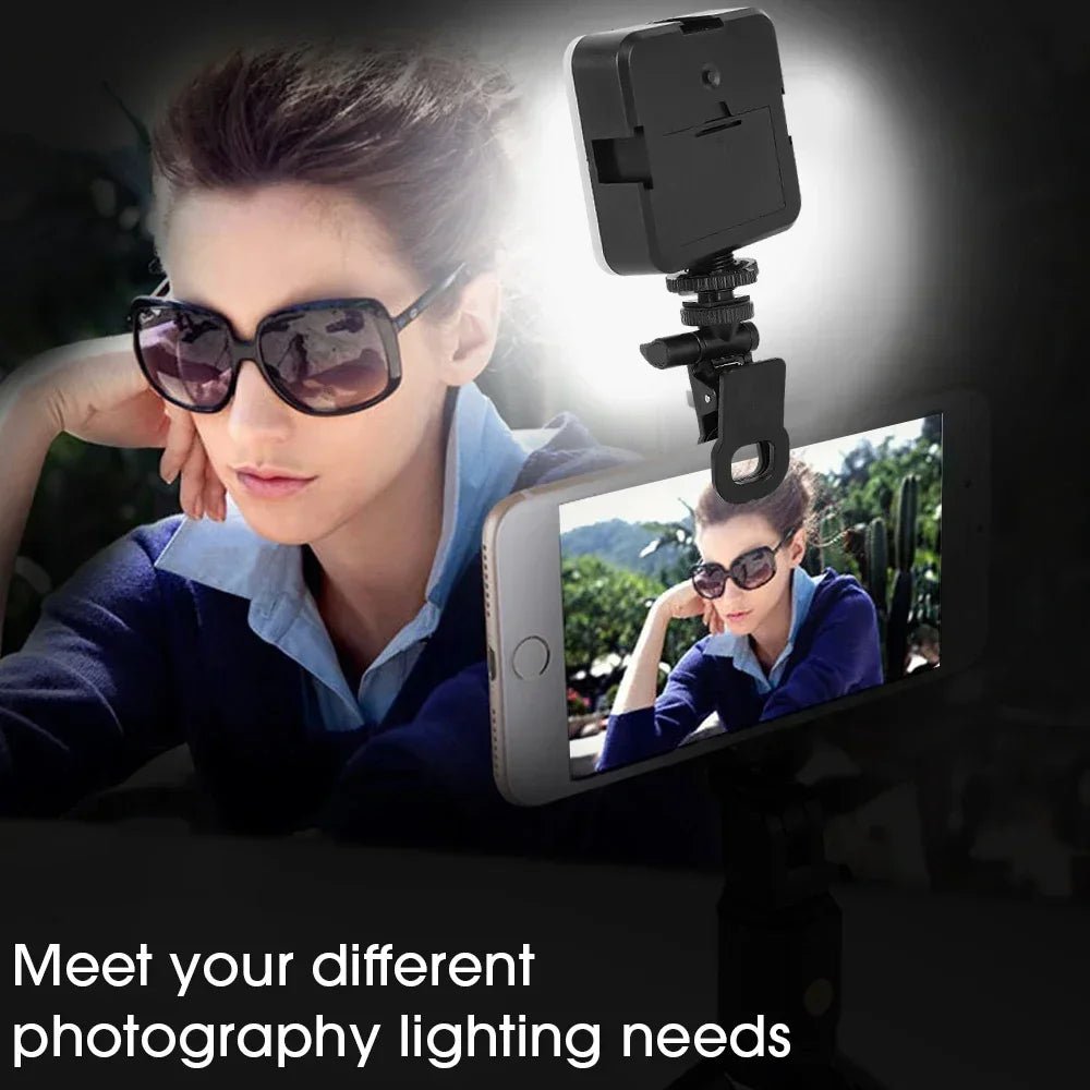 Portable LED Selfie Light Clip - Influence Supply