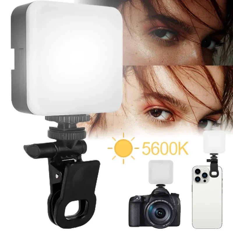 Portable LED Selfie Light Clip - Influence Supply