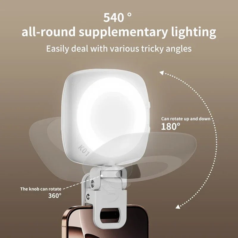 Portable Pocket Selfie Light 2000mAh - Influence Supply