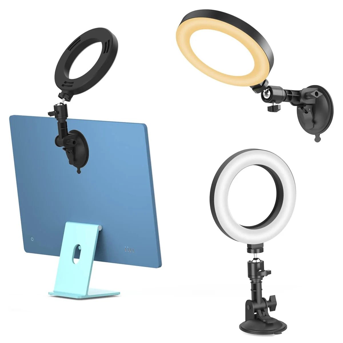 Video Conference Lighting Kit with 16cm Ring Light - Influence Supply